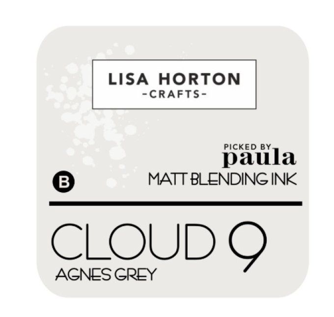 Lisa Horton Craft, cloud 9 - pad encre - Matt Blending ink - couleur: Agnès Grey, grand pad 