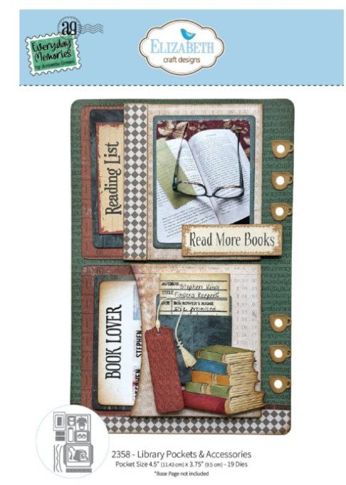 Elizabeth craft designs - Rest & Relaxation Die Library Pockets & Accessories by Everyday Memories