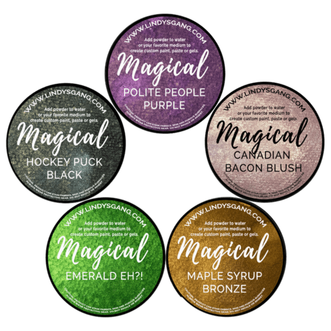 Pigment Magical, Lindy's Stamp Gang - Northern lights magical