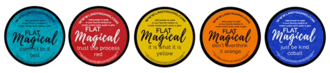 Pigment Magical, Lindy's, - Words of wisdom - gamme flat