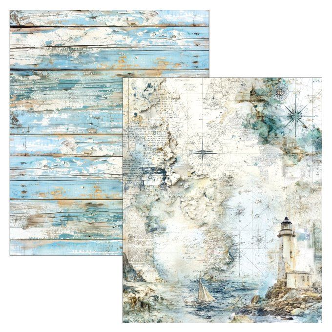 Ciao Bella - Livre Mixed media -  Edge of the Ocean -  A4 Maxi