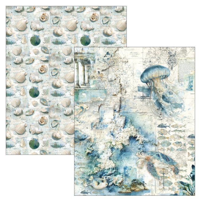 Ciao Bella - Livre Mixed media -  Edge of the Ocean -  A4 Maxi