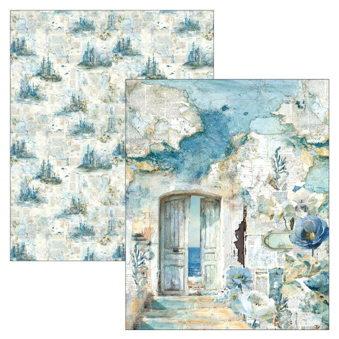 Ciao Bella - Livre Mixed media -  Edge of the Ocean -  A4 Maxi