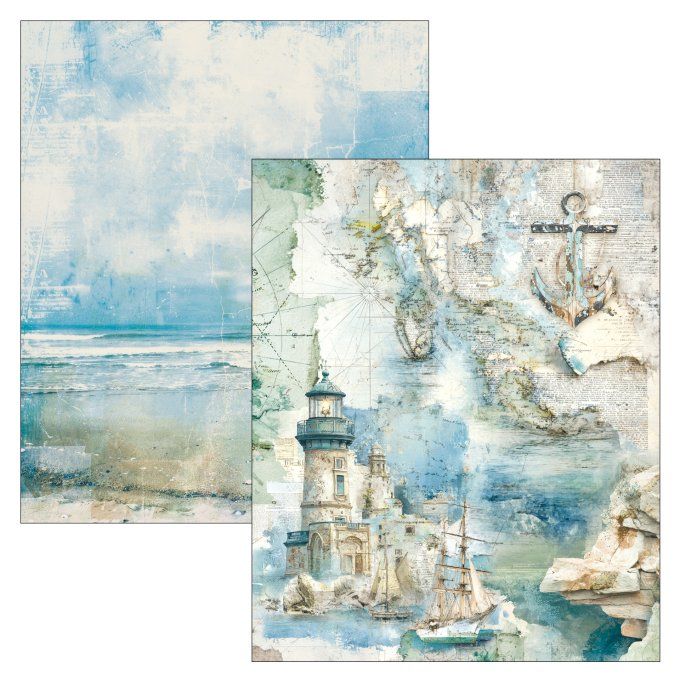 Ciao Bella - Livre Mixed media -  Edge of the Ocean -  A4 Maxi