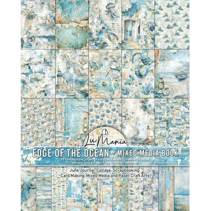 Ciao Bella - Livre Mixed media -  Edge of the Ocean -  A4 Maxi