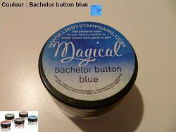 Pigment Magical, Lindy's, couleur Bachelor button blue