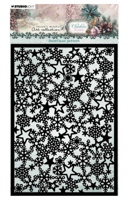 Studio Light - Pochoir, snowflake pattern - dimension : 14x20.5cm