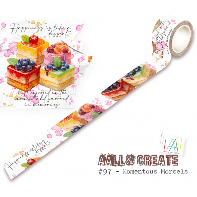Masking tape, AALL, Momentous morsels - dimension 25mm x 10m