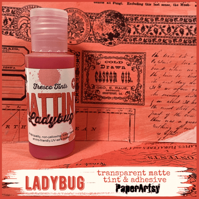 PaperArtsy - Mattint, Ladybug - 50ml 