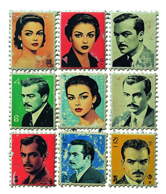 Ciao Bella - Lot de 10 feuilles de dimension 14x12cm - Faraway mail (stickers)