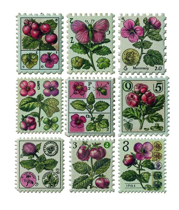 Ciao Bella - Lot de 10 feuilles de dimension 14x12cm - Faraway mail (stickers)