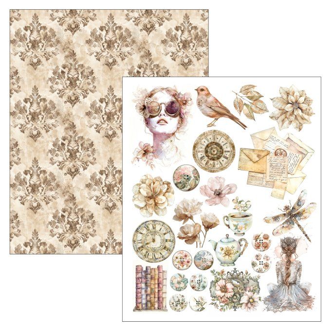 Ciao Bella - Livre Mixed media -  Lost in time -  A4 Maxi 