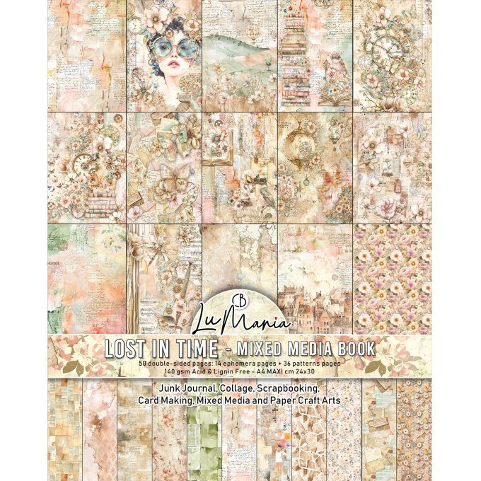 Ciao Bella - Livre Mixed media -  Lost in time -  A4 Maxi 
