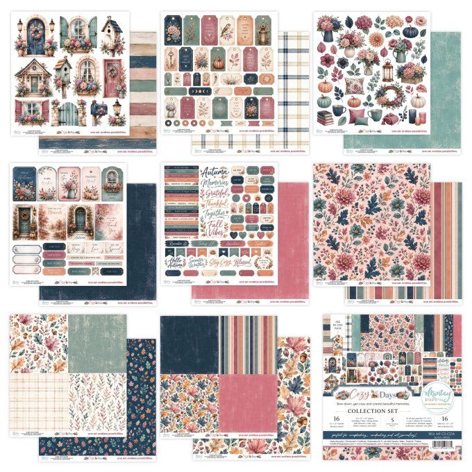 Ensemble de 16 pièces, Collection Cozy days