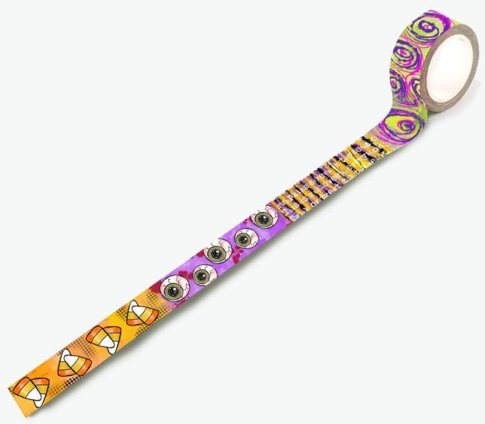Washi tape, AALL, Booooo! - dimension 20mm x 10m