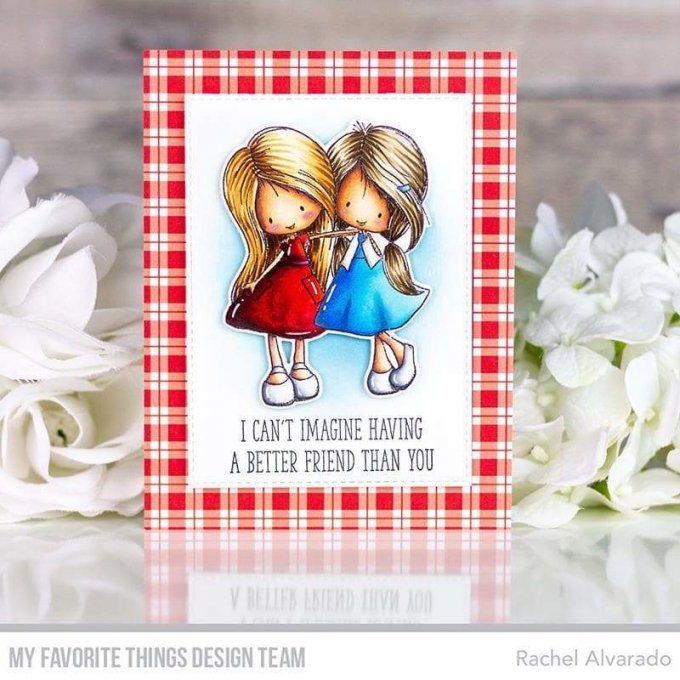 Ensemble de Tampons, MFT, Definition of friendship, dimension de la planche : 10x10cm