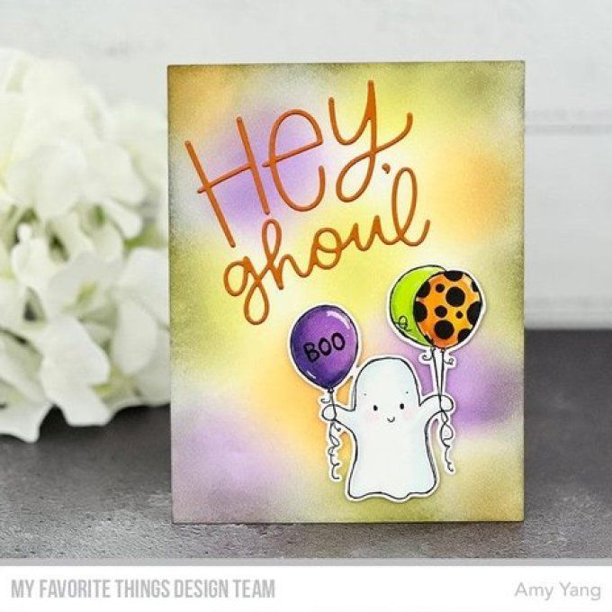 5 Tampons clear, MFT, Too cute to spook  - dimension de la planche : 10x10cm