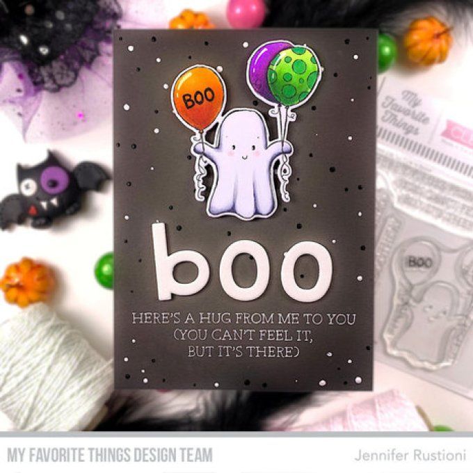 5 Tampons clear, MFT, Too cute to spook  - dimension de la planche : 10x10cm