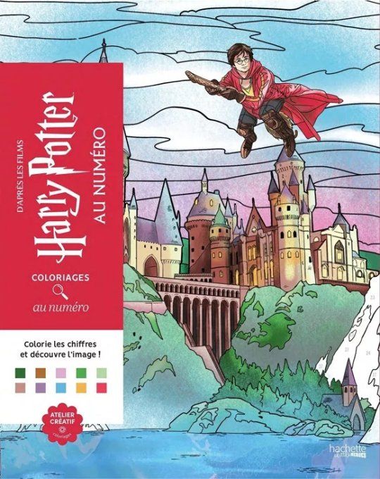 Livre de coloriage, Harry Potter au numéro