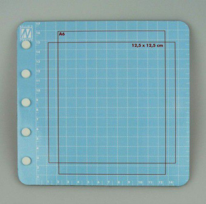 Tapis cartonné & aimanté, dimension 17x17cm - 2 aimants et boutons en plastique, Nellie's