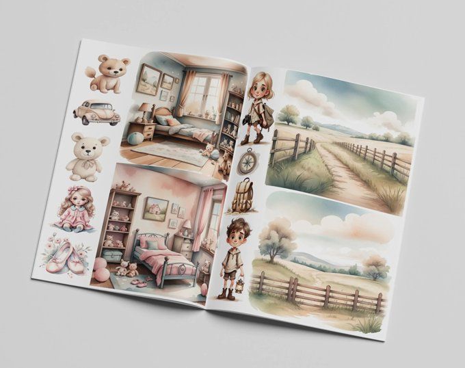 Livret format A4 - 10 pages, Happy little one
