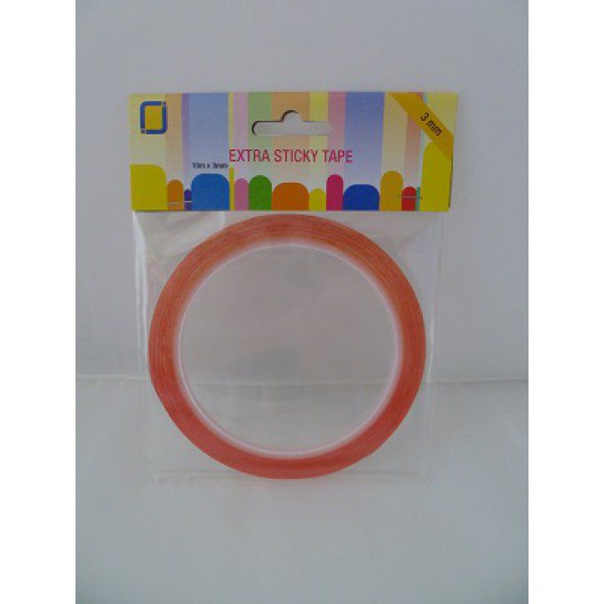 Adhésif, double face, 3mm