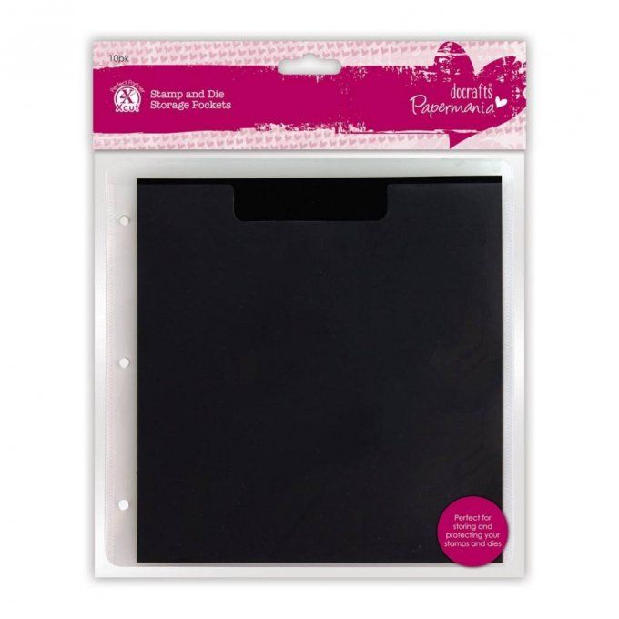 Papermania, 10 feuilles avec feuille aimantée pour pochette de rangement