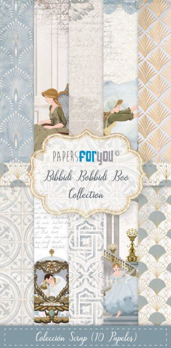 Collection Bibbidi Bobbidi Boo, PapersForYou, 15x30cm - 10 pages 