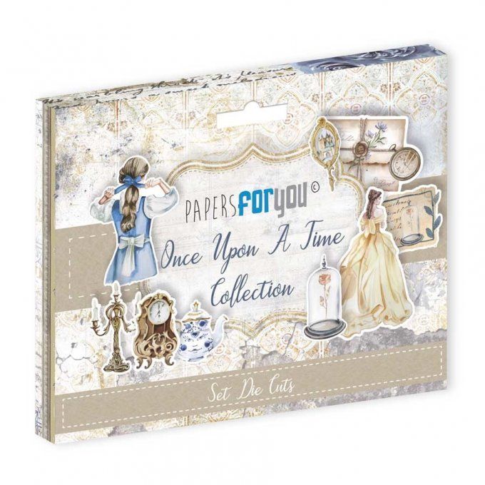 Collection Once upon a time, PapersForYou, ensemble de die-cuts (24 pièces)