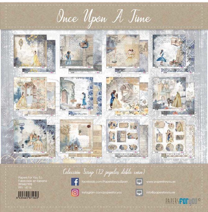 Collection Once Upon a Time, PapersForYou, 30x30cm - 12 pages