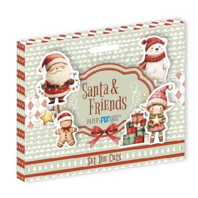 Collection Santa & Friends, 20 die-cuts, PapersForYou