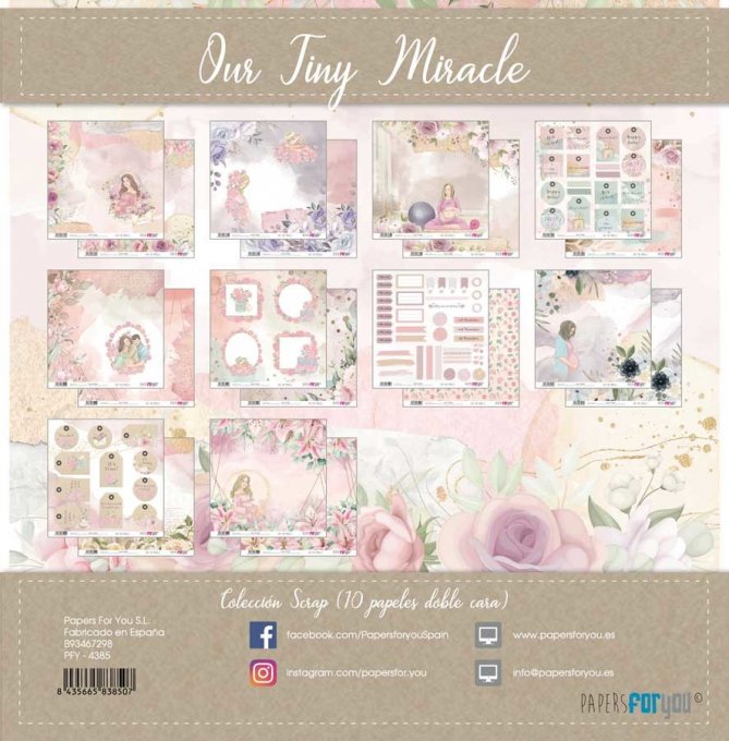 Collection Our tiny miracle, PapersForYou, 30x30cm - 10 pages