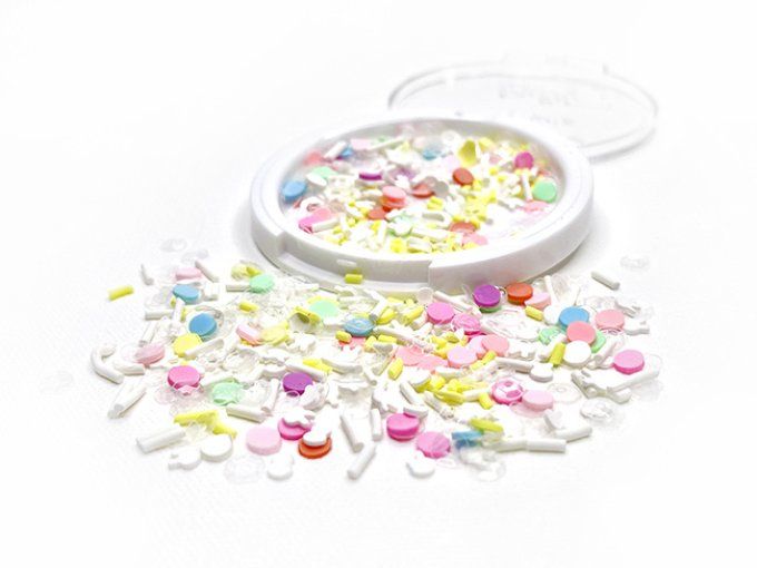 Mélange de sequins et mix, Peter cotton tail, de différentes tailles - 14g