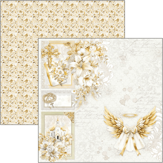 Ciao Bella, collection Blessing day - 30x30cm - 12 feuilles - 190gsm 