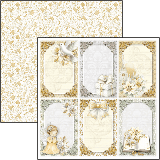 Ciao Bella, collection Blessing day - 30x30cm - 12 feuilles - 190gsm 