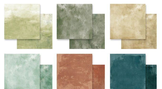 Arden Créative - Amber ledgers - 24 feuilles, Dimension 30x30cm