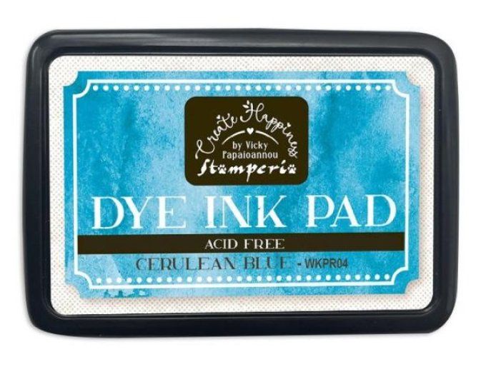 Stamperia, create happiness - couleur : Cerulean blue (dye ink pad)