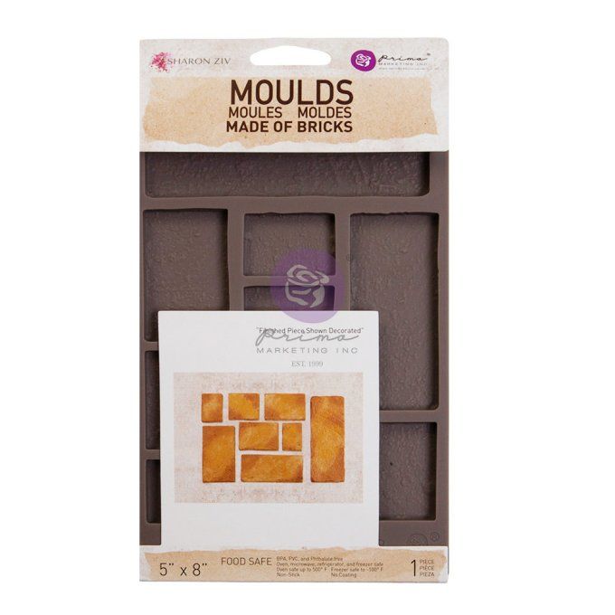 Moule, Prima, Made of Bricks, 12.70x20.32cm