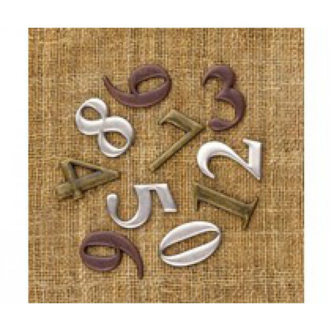 Finnabair, embellissements métalliques, chiffres