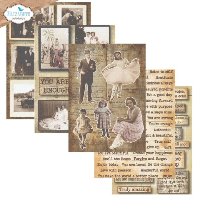 Elizabeth Craft - Journal Ephemera - format A5 