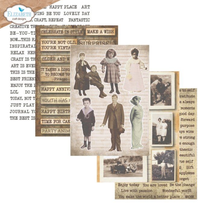 Elizabeth Craft - Journal Ephemera - format A5 