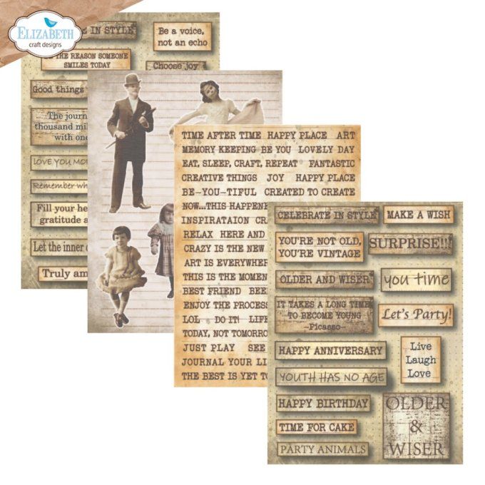 Elizabeth Craft - Journal Ephemera - format A5 