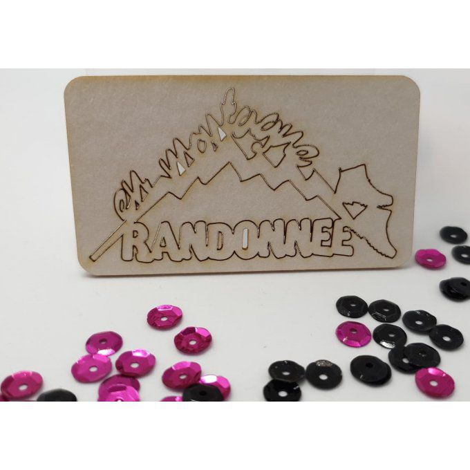 Chipboard :Randonnée en montagne, à l'unité