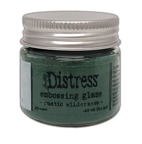 Distress Embossing glaze, Tim Holtz, couleur : Rustic wilderness