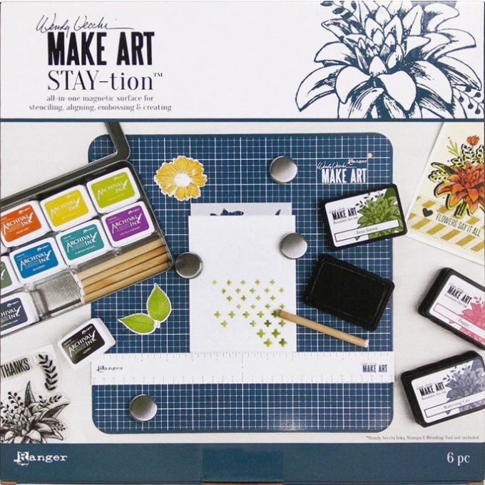 Ranger,  Tapis aimanté, Make Art Stay-tion, 30x30cm