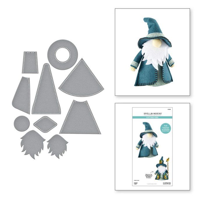 11 Dies/matrices de découpe, Spellbinders, Fergus