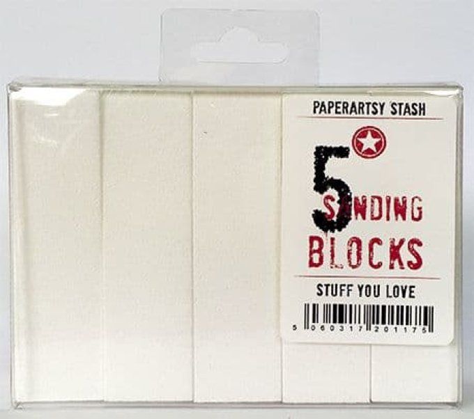 5 Sanding blocks ( Blocs de ponçage)