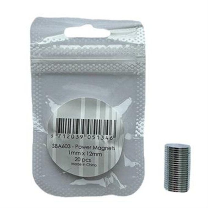 Kit magnétique à visser Lot de 10 aimants diamètre 15mm