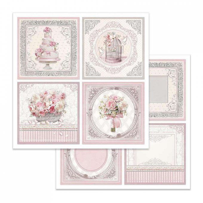 Papier scrapbooking, 30.5x30.5cm, Wedding, Stamperia