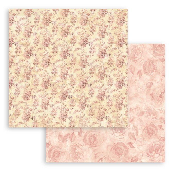 Papier scrapbooking, 30.5x30.5cm, Shabby Rose, Stamperia